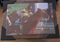 競馬 バブルガムフェロー　ジグソーパズル フレーム付き 匿名配送
