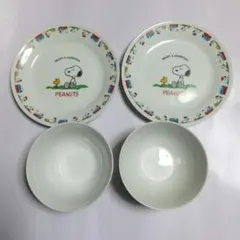 【非売品】スヌーピー 丸皿とボウルのセット 未使用