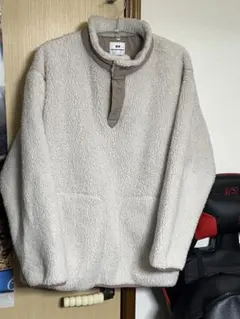 ユニクロ！ホワイトマウンテアリングコラボ！ボアジャケット！希少4XL！