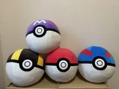 ポケモンめちゃもふぐっとぬいぐるみ モンスターボール　マスターボール他