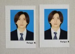 京本大我 ↔ ジェシー 証明写真　厚紙　切り抜き　potato　SixTONES