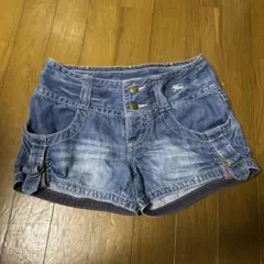 バーバリーブルーレーベル　デニムショートパンツ　00s y2k