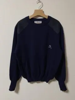 90s Burberrys’ Combat Sweater ElbowPatchのサムネイル