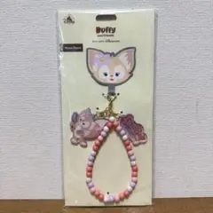 送料込 HKDLダッフィー&フレンズ スマホストラップ☆クッキーアン 