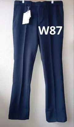 新品⭐️ 高級メンズスラックス　W 87　裏起毛 ウォッシャブル ビジネス