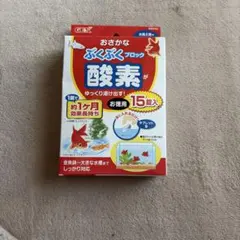 GEX おさかなぶくぶくブロック 15錠入 水質調整剤のサムネイル