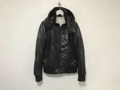 本物ディーゼルDIESELナイロン中綿マウンテンパーカージャケットメンズ黒S