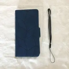 ⭐︎iPhone13ケース 手帳型 柔らかいレザーケース スタンド機能 藍色