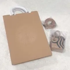 新品未使用スターバックスマイカスタマイズジャーニーレザートートバッグ、ミニポーチ