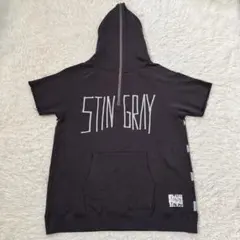 《美品珍品》スティングレイstingrayハーフジップS/Sパーカー橋本塁