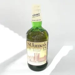 未開栓 ウイスキー セント ジェームス 12年 750ml 43% スコッチ セントジェームズ 12年 80年代 特級時代 750ml 43% - ウイスキーの庭