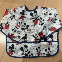 ミッキーマウス 子供用 食事エプロン バンキンス