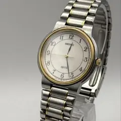 稼働品 SEIKO SPIRIT スクエア 5E31-5B50 新品電池 極美品 - メルカリ