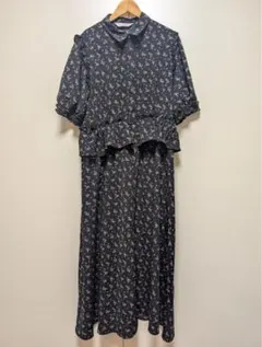 【超美品】GU×rokhシャツワンピース(5分袖) by rokh 3XL