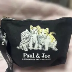 新品ポール&ジョーアクセソワ　スリーキャッツ　ポーチ　ねこ