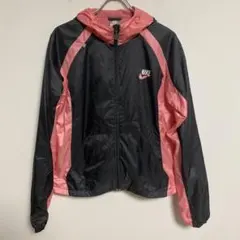 Nike ナイキ フード付きウィンドブレーカー 黒/ピンク S レディース