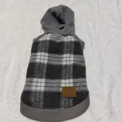 Pet's One チェック柄フード付き犬服 Ｓサイズ