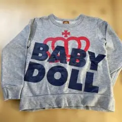 BABY DOLL トレーナー 120cm グレー