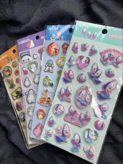 ディズニー ポップデコパーティー シール ズートピア トイストーリ ベイマックス