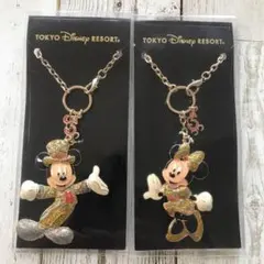 ディズニーホテル 宿泊者限定 30周年 ミッキー ・ミニーバッグチャーム