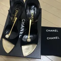 CHANEL シャネル サンダル 黒 早いもの勝ち！ - メルカリ