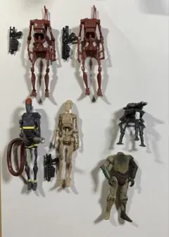 スターウォーズ　ハズブロ　3.75インチフィギュア　ドロイド　6体のサムネイル
