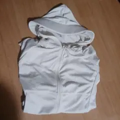 ワークマン　クールUV　サンシェードパーカーEX　アイボリー　 Mサイズ