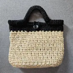 麻紐バッグ　麻ひもバッグ　トートバッグ　シンプル
