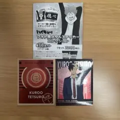 ハイキュー フォト風メタルステッカーコレクション 黒尾鉄朗