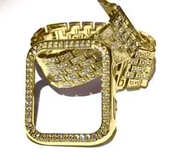 Apple Watch キラキラ　ステンレスバンド　アップルウォッチベルトG5