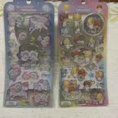 リトルツインスターズ　キキララ　ドロップジェリーシール