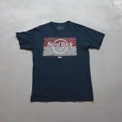 Hard Rock Cafe A1236 Tシャツ S 紺 BALI ドットロゴ