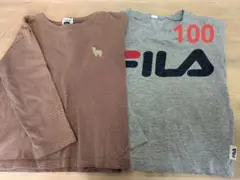 FILA 長袖カットソー 2枚セット 100サイズ
