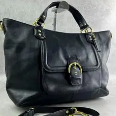 極美品 vintage coach old archive y2k A4可 黒 - メルカリ