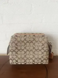 ★新品未使用品★コーチ coach シグネチャー ミニポーチ 化粧ポーチ