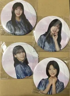 櫻坂46 村山美羽×上村莉菜×井上梨名×中嶋優月ローソン一番くじ 缶バッジ
