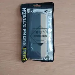 ネイビーとベージュの手帳型ケース