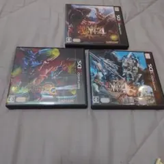 モンスターハンターシリーズ 3本セット@ 3DS