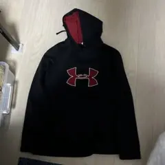 Under Armour フード付きパーカー MD ブラック/レッド