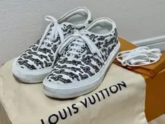 正規品】LouisVuitton トロカデロラインLVサークルロゴ スリッポン 