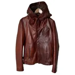 Haruf ハルフ 本革レザー レザーパーカー レザージャケットのサムネイル