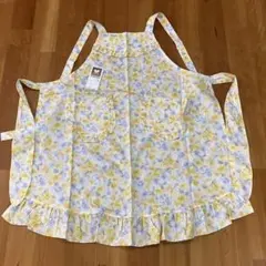 ワコール HOUSE WEAR エプロンドレス 花柄 綿100％　タグ付きのサムネイル