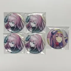 プロセカ グリッター缶バッジ 巡音ルカ セット