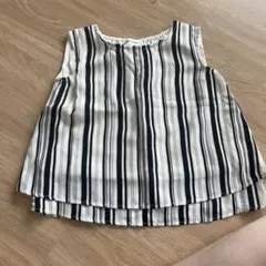 GLOBAL WORK ストライプ ノースリーブタンクトップ パンツM セット