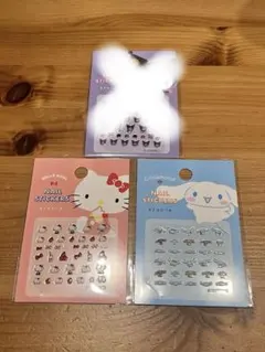 ネイルシール　キティ　クロミ　シナモン