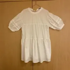 one way ホワイト チュニック 半袖