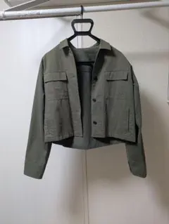 APC ミリタリージャケット S オリーブグリーン - メルカリ