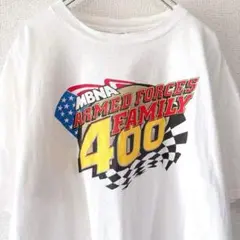 DELTA 半袖Tシャツ モータースポーツ NASCAR 白 メンズ XL