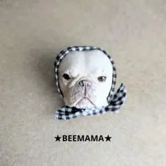 フレンチブルドッグ ブローチ 犬　フレブル　アクセサリー
