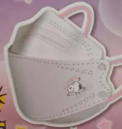 スヌーピー 4層子供用立体マスク